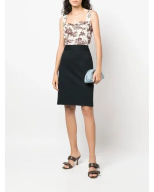 Dolce & Gabbana Pre-Owned 1990s high-waist pencil skirt - Black - サムネイル2