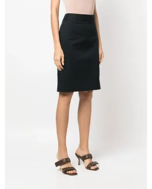 Dolce & Gabbana Pre-Owned 1990s high-waist pencil skirt - Black - サムネイル3