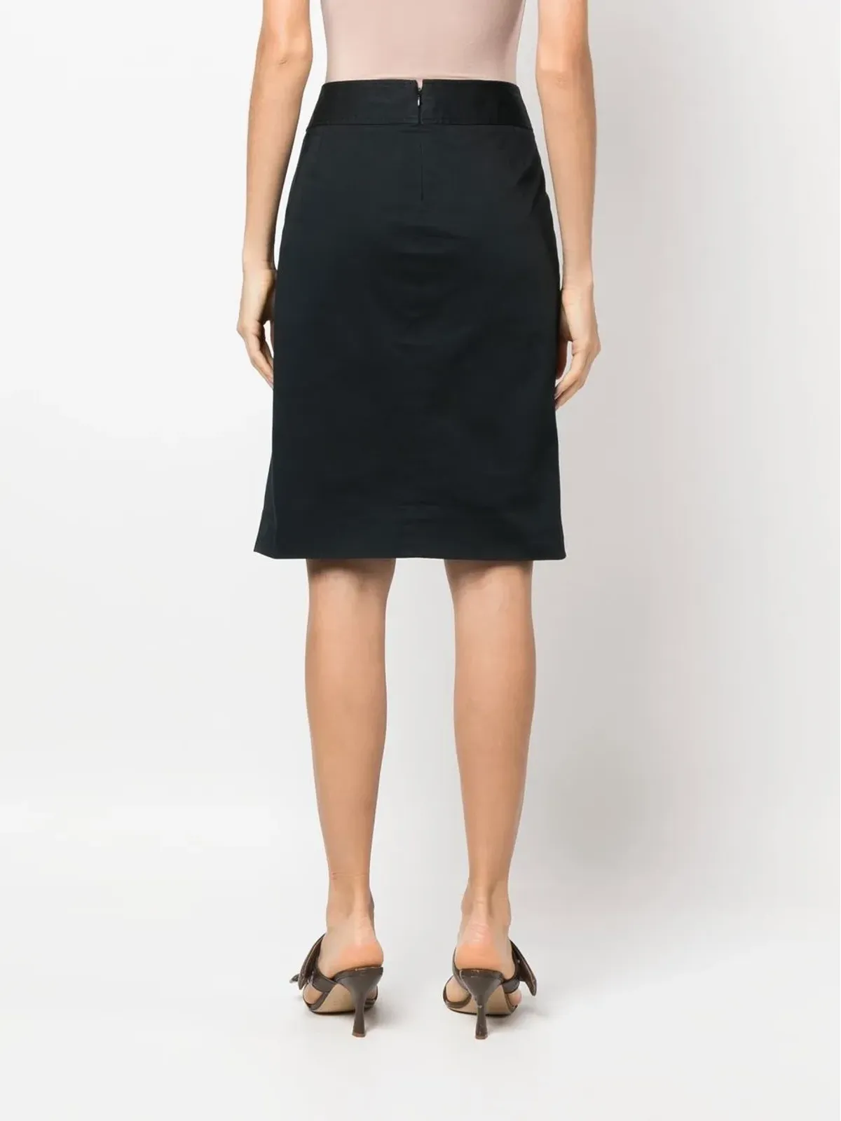 Dolce & Gabbana Pre-Owned 1990s high-waist pencil skirt - Black - 画像4