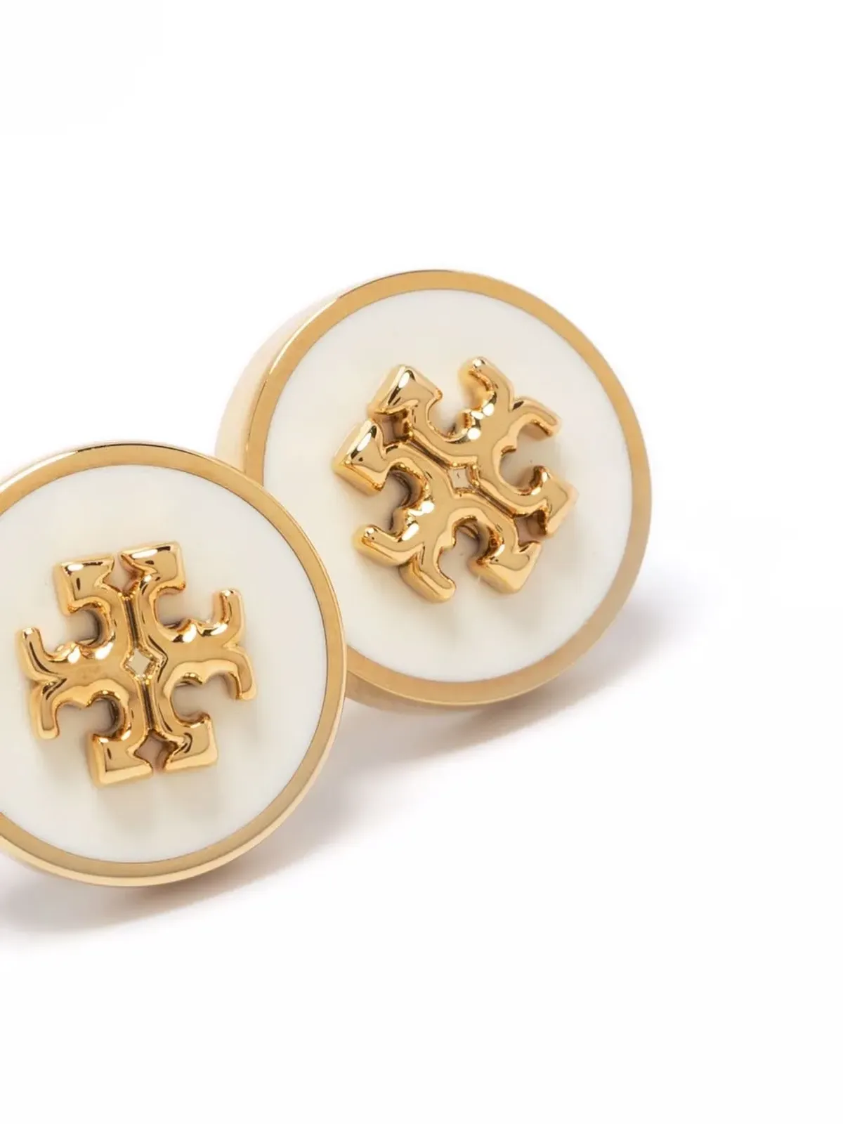 Tory Burch キラ サークルスタッド ピアス - 画像3