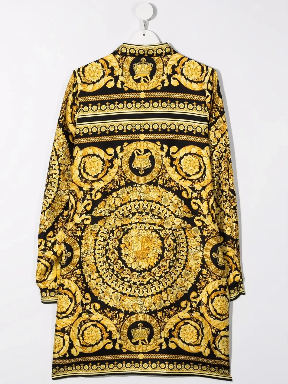 Versace Kids バロッコキッズプリント シルクドレス - 画像2