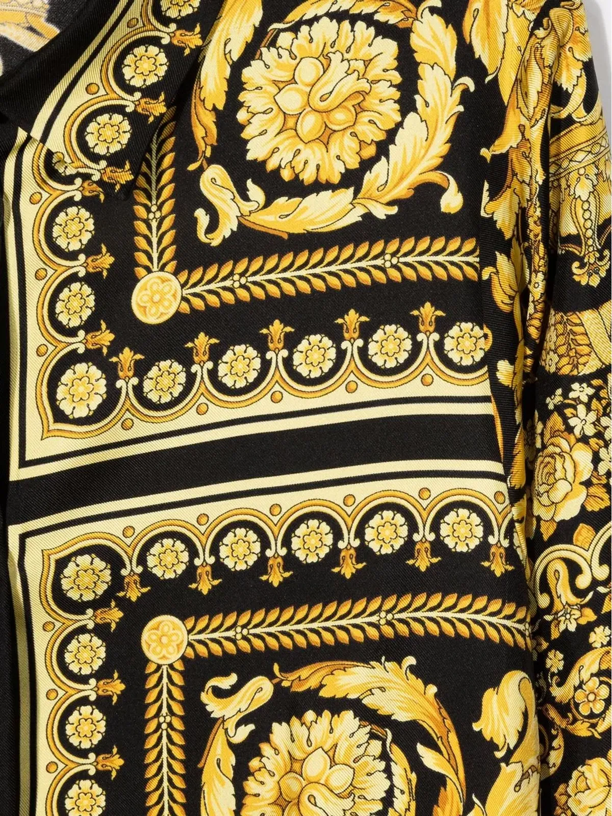 Versace Kids バロッコキッズプリント シルクドレス - 画像3
