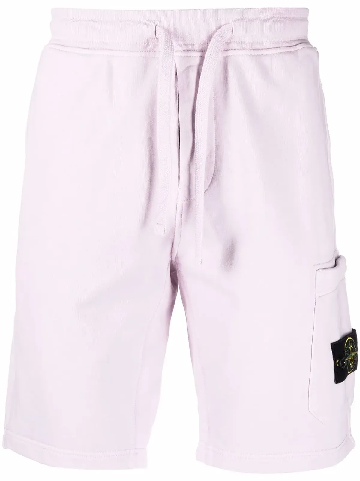 Stone Island ロゴパッチ付きトラックショーツ - Pink - 画像1
