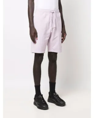 Stone Island ロゴパッチ付きトラックショーツ - Pink - サムネイル3