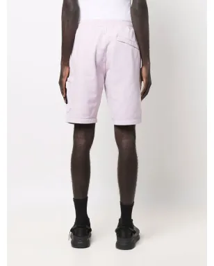 Stone Island ロゴパッチ付きトラックショーツ - Pink - サムネイル4