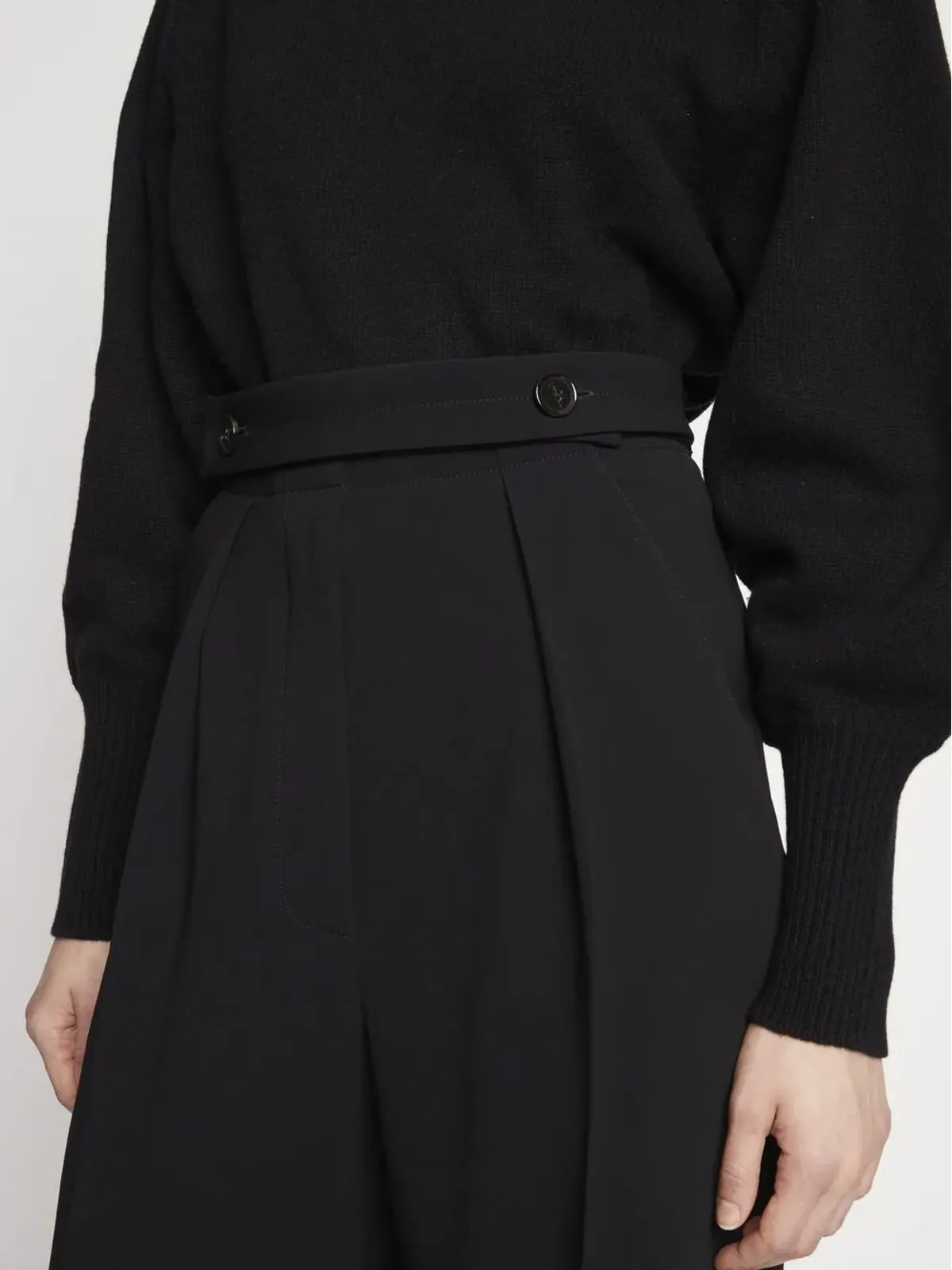 Proenza Schouler ハイウエスト・クレープパンツ - 画像5