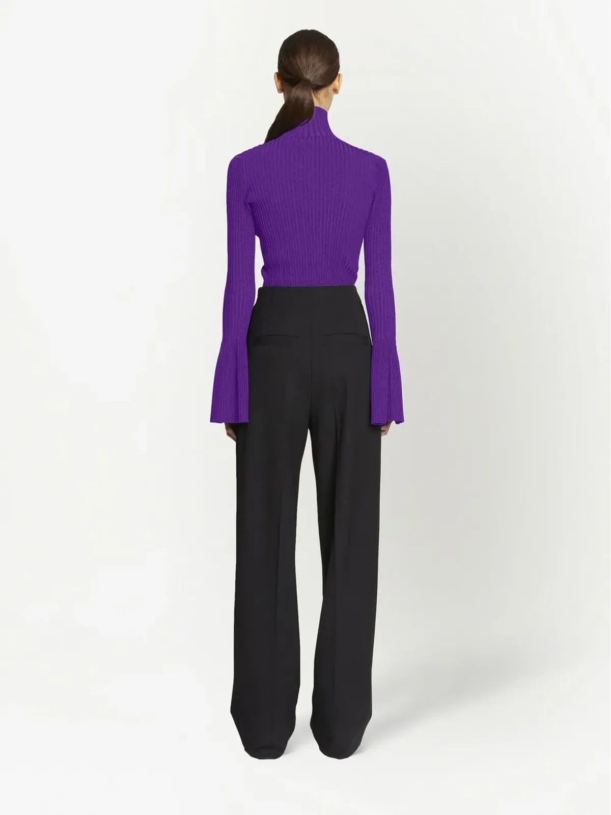 Proenza Schouler ジップドリブニットジャンパー - 画像4