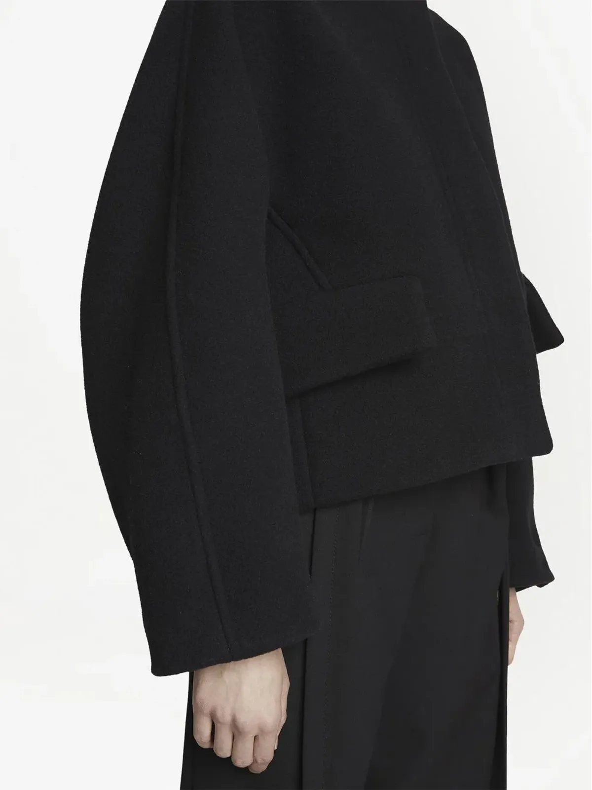 Proenza Schouler メルトンウール ボックスシルエット ジャケット - 画像5
