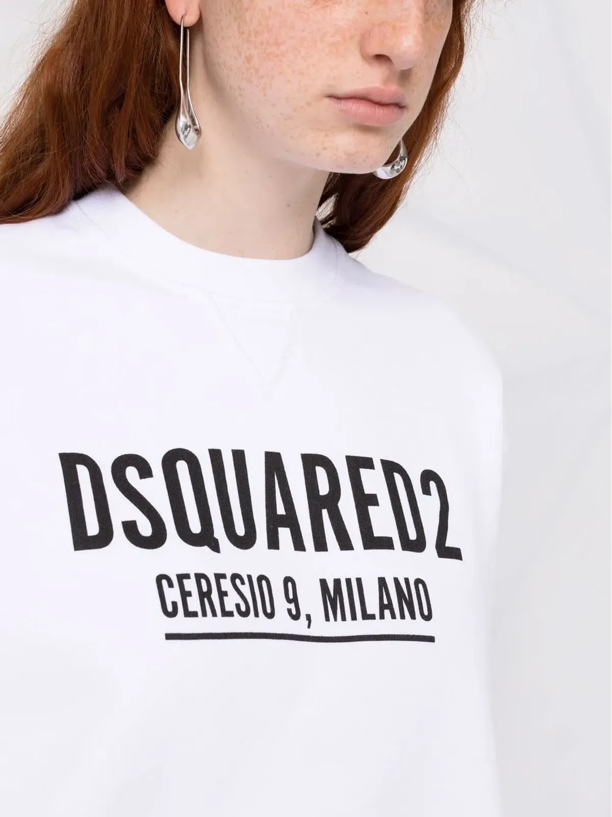 DSQUARED2 ロゴプリント クルーネック スウェット - 画像3