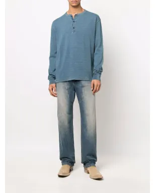 Ralph Lauren RRL ボタン付きコットンTシャツ - サムネイル2