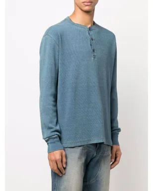 Ralph Lauren RRL ボタン付きコットンTシャツ - サムネイル3