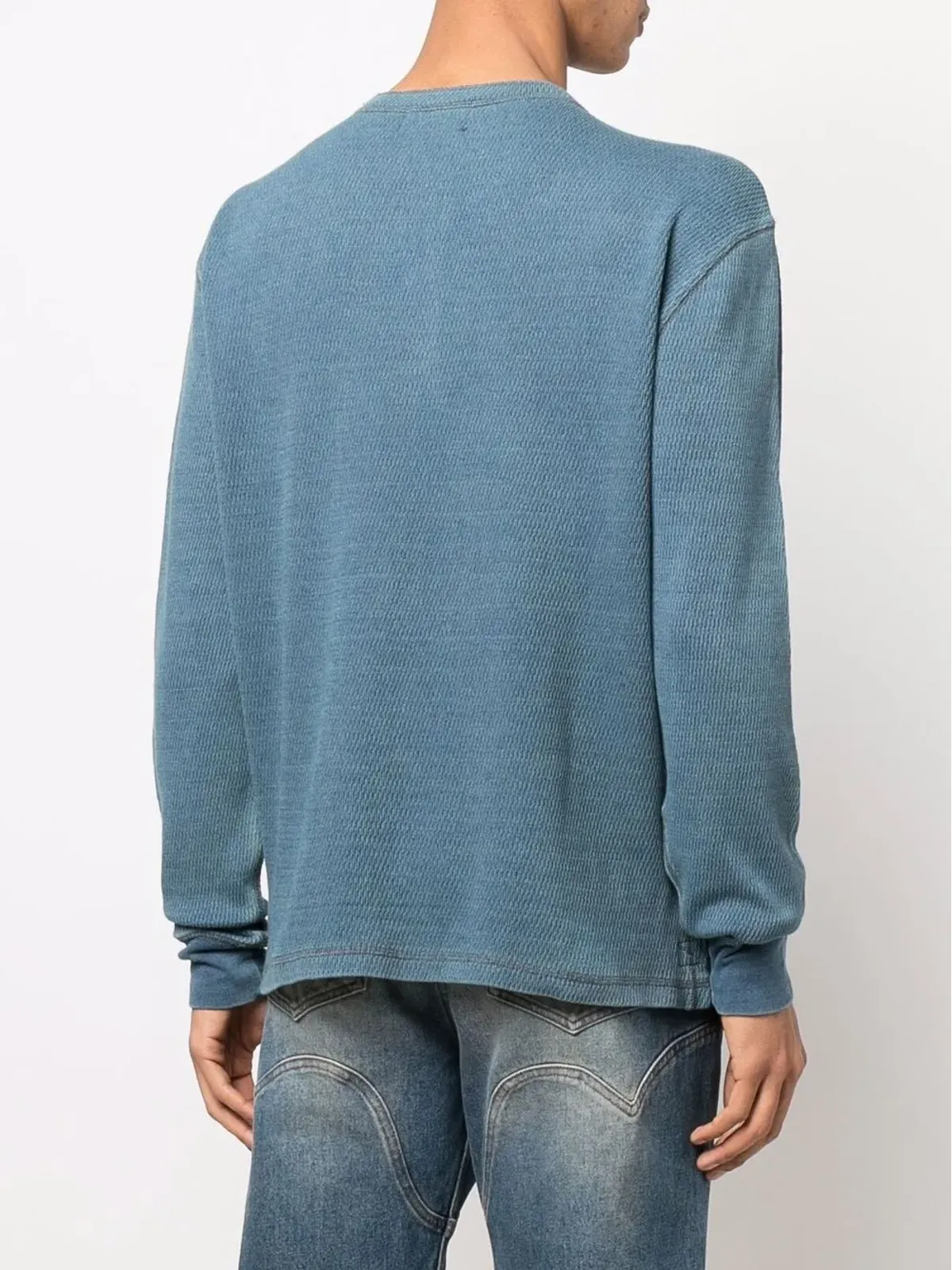 Ralph Lauren RRL ボタン付きコットンTシャツ - 画像4