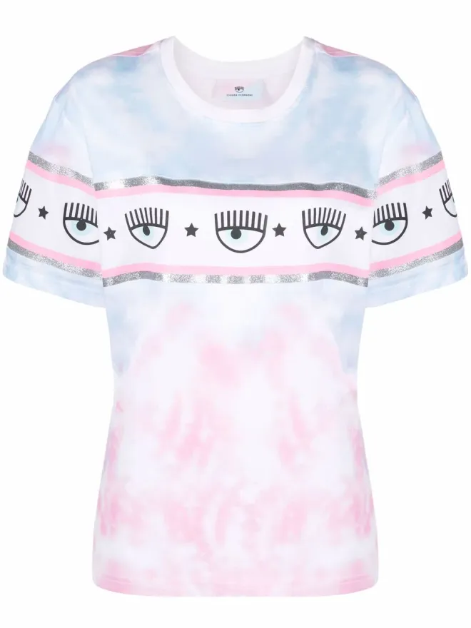 Chiara Ferragni Chiara Ferragni アイモチーフTシャツの商品画像