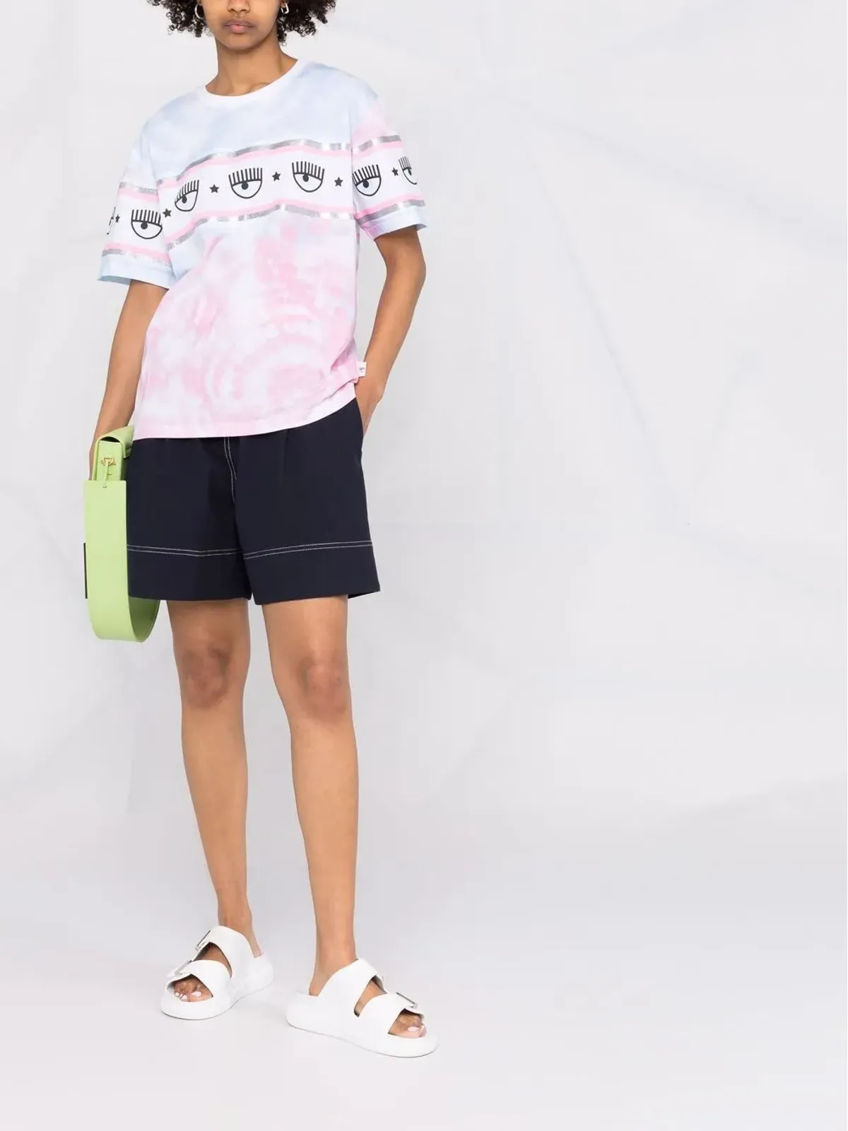 Chiara Ferragni アイモチーフTシャツ - 画像2