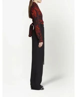 Proenza Schouler アブストラクトプリントVネックトップス - サムネイル3