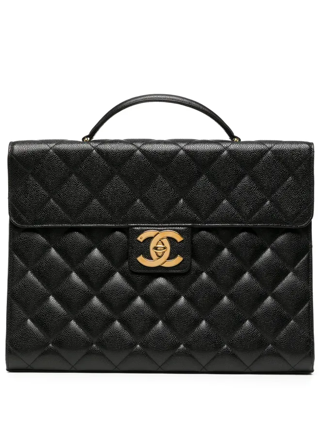 CHANEL Pre-Owned CHANEL ビンテージ 1995 CC Turn-lock ブリーフケースの商品画像