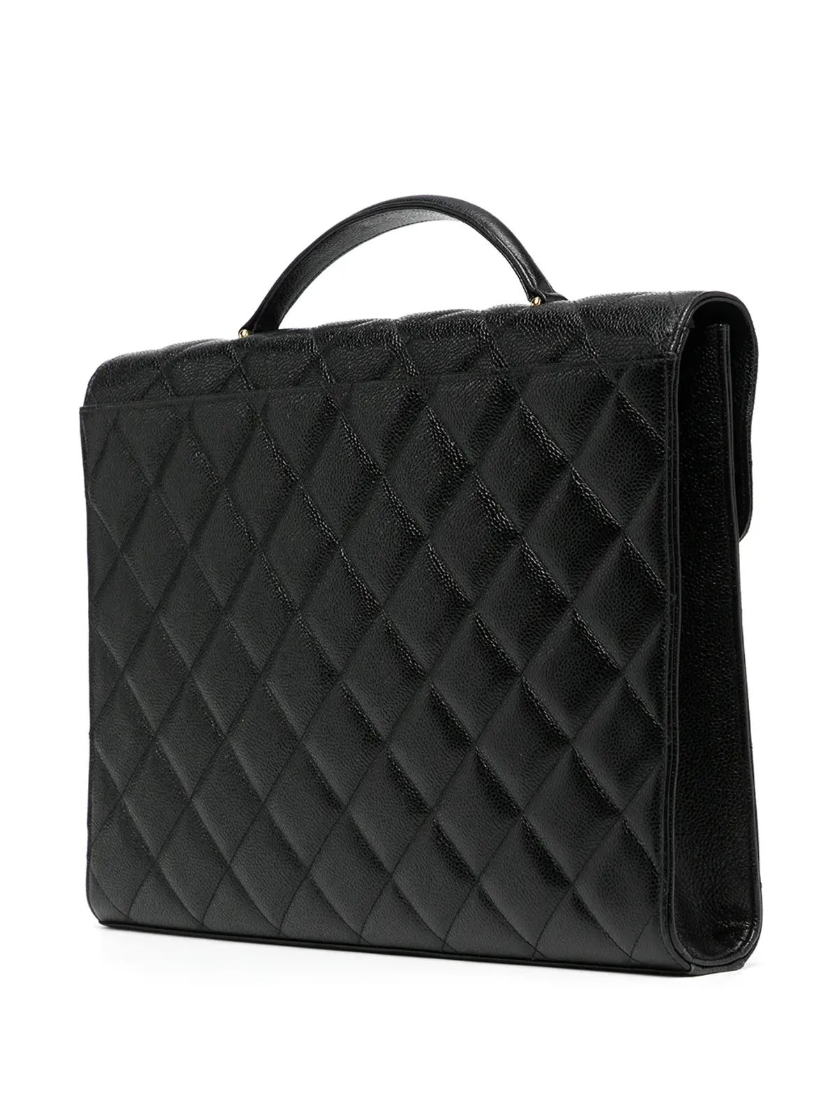 CHANEL ビンテージ 1995 CC Turn-lock ブリーフケース - 画像3