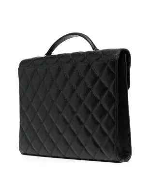 CHANEL ビンテージ 1995 CC Turn-lock ブリーフケース - サムネイル3