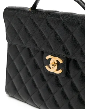 CHANEL ビンテージ 1995 CC Turn-lock ブリーフケース - サムネイル4
