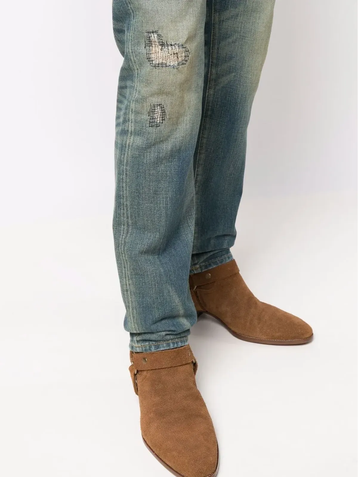 Ralph Lauren RRL リップドストレートジーンズ - ブルー - 画像5