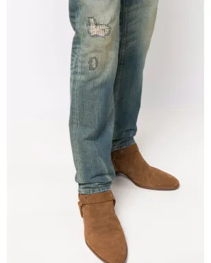 Ralph Lauren RRL リップドストレートジーンズ - ブルー - サムネイル5