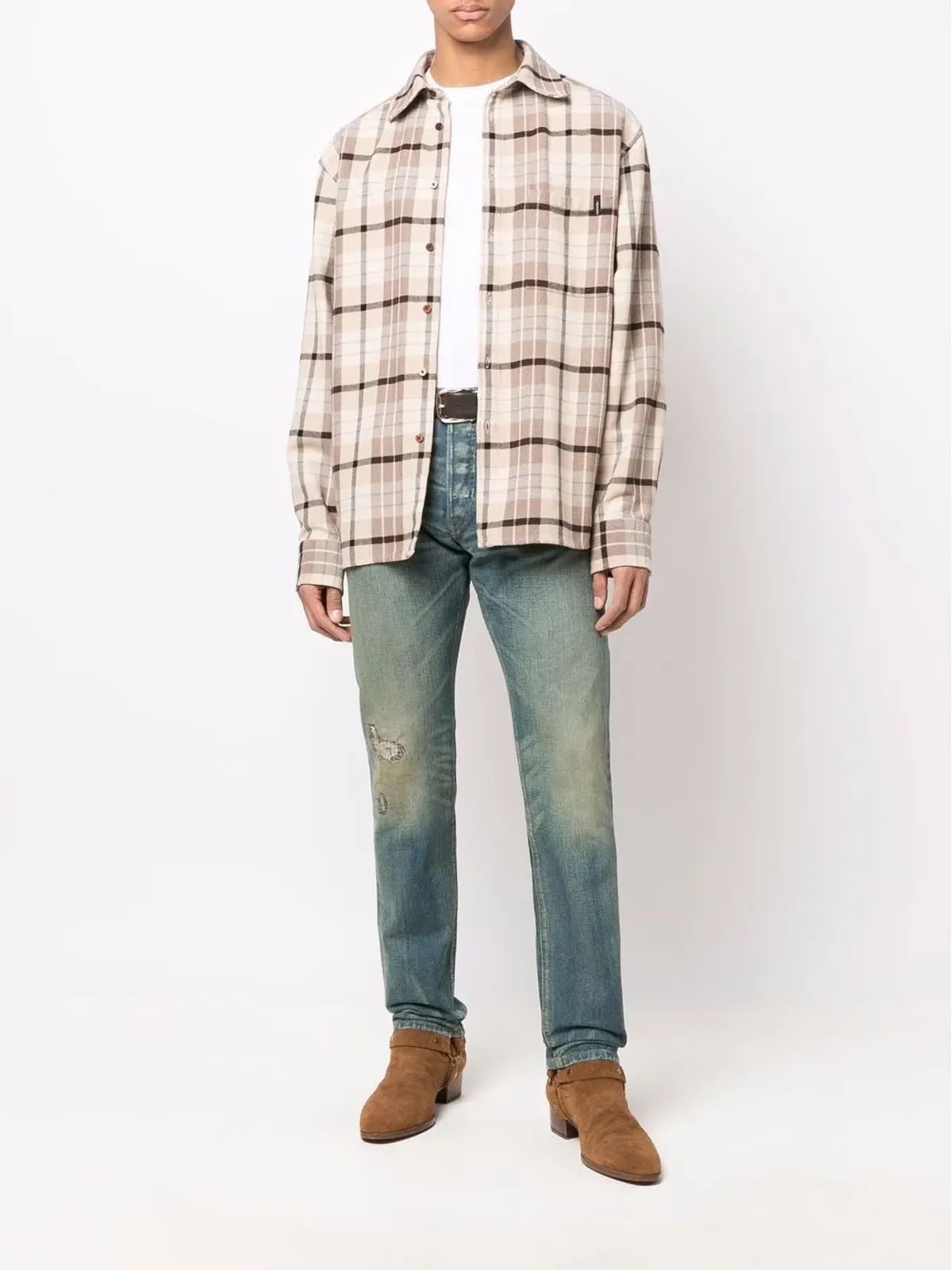 Ralph Lauren RRL リップドストレートジーンズ - ブルー - 画像2