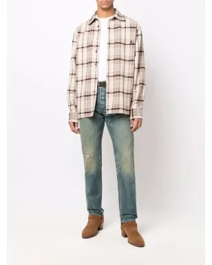 Ralph Lauren RRL リップドストレートジーンズ - ブルー - サムネイル2