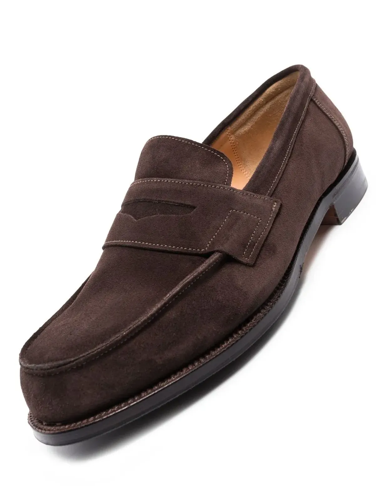 Grenson Epsom round-toe loafers - Brown - 画像2