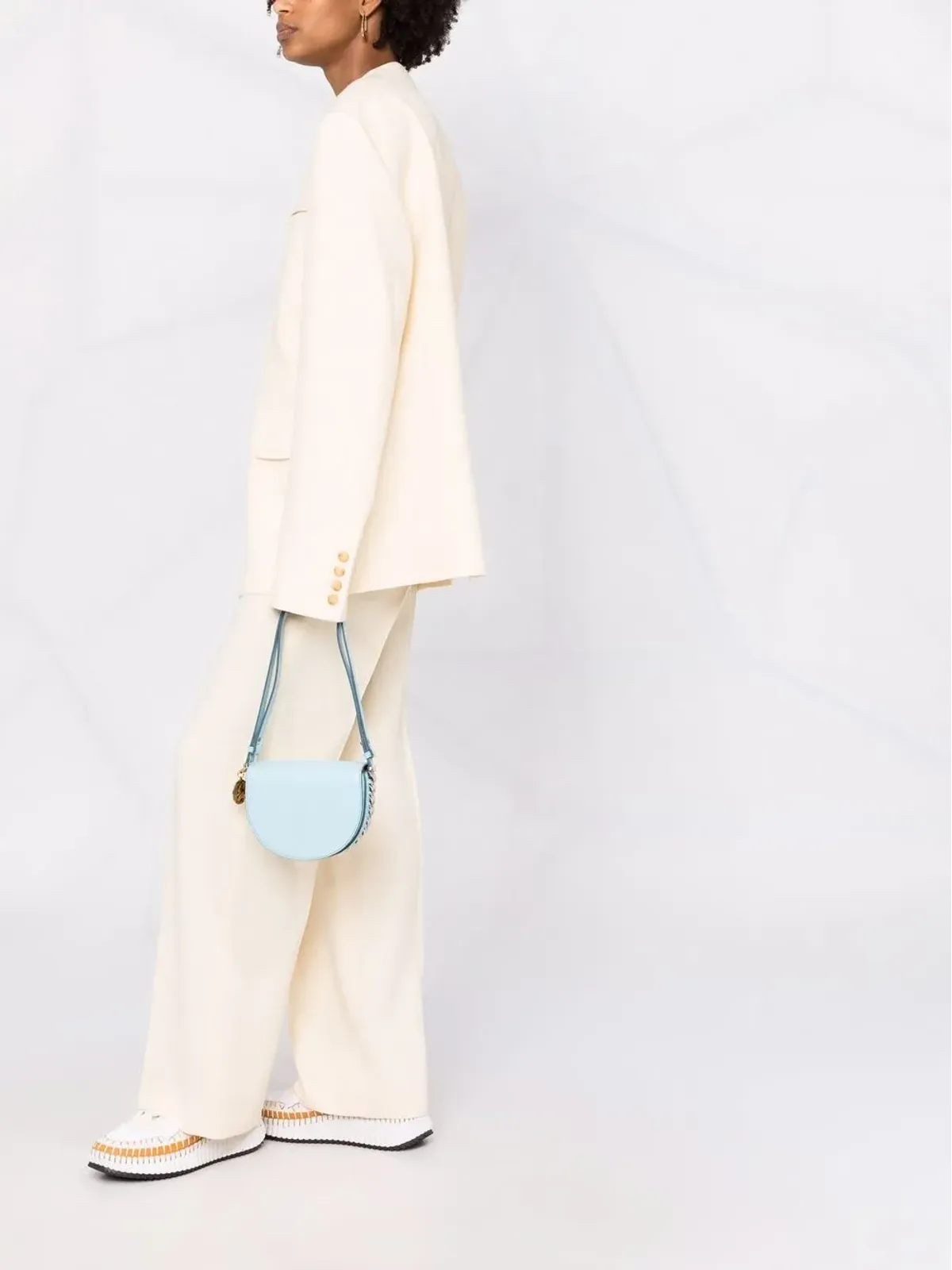 Stella McCartney Frayme フラップショルダーバッグ - 画像2