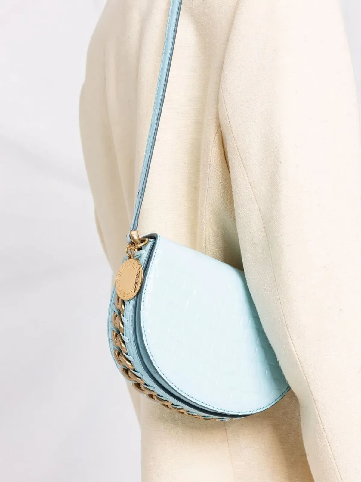 Stella McCartney Frayme フラップショルダーバッグ - 画像3
