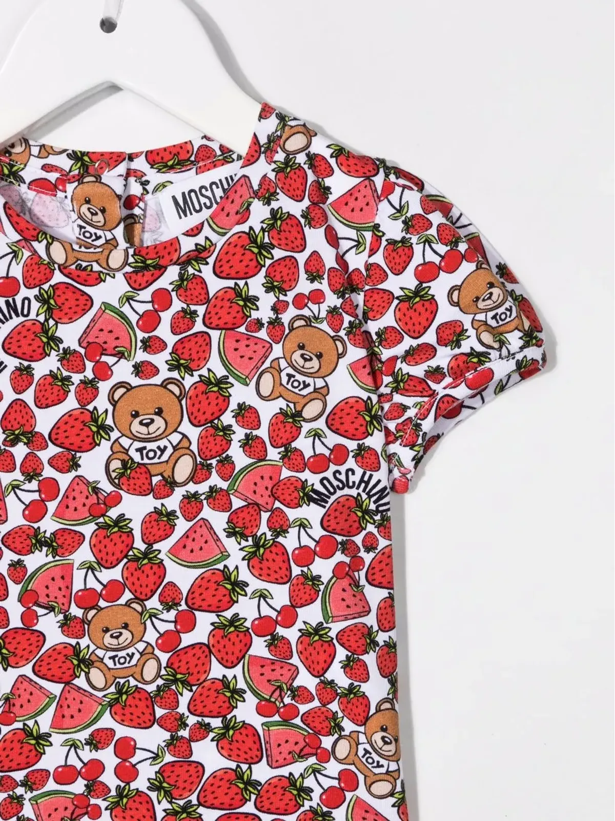 Moschino Kids いちごプリントTシャツ - 画像3
