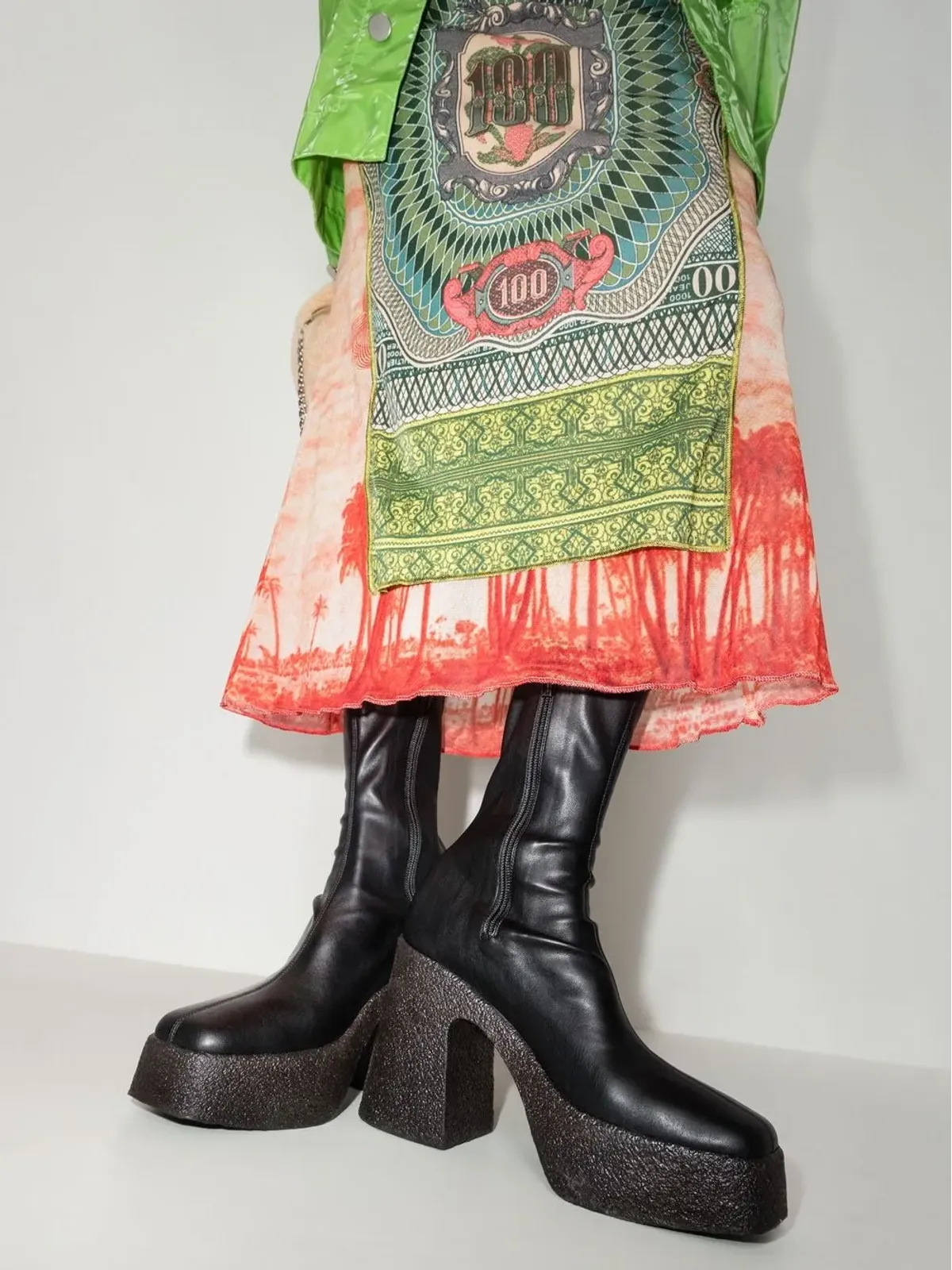Stella McCartney Skyla ストレッチ アンクルブーツ - 画像3