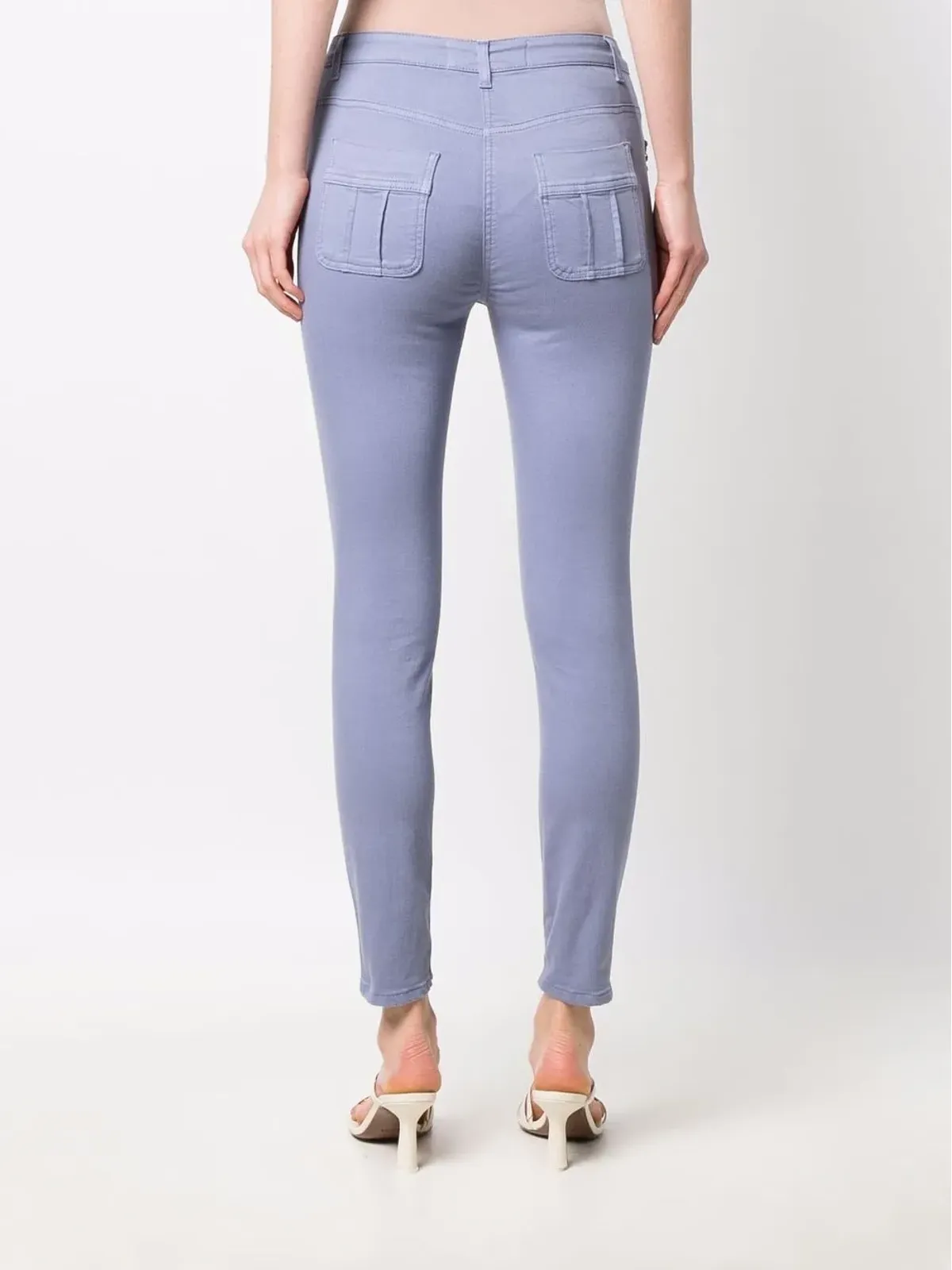 Elisabetta Franchi チャームディテール デニムジーンズ - ブルー - 画像4