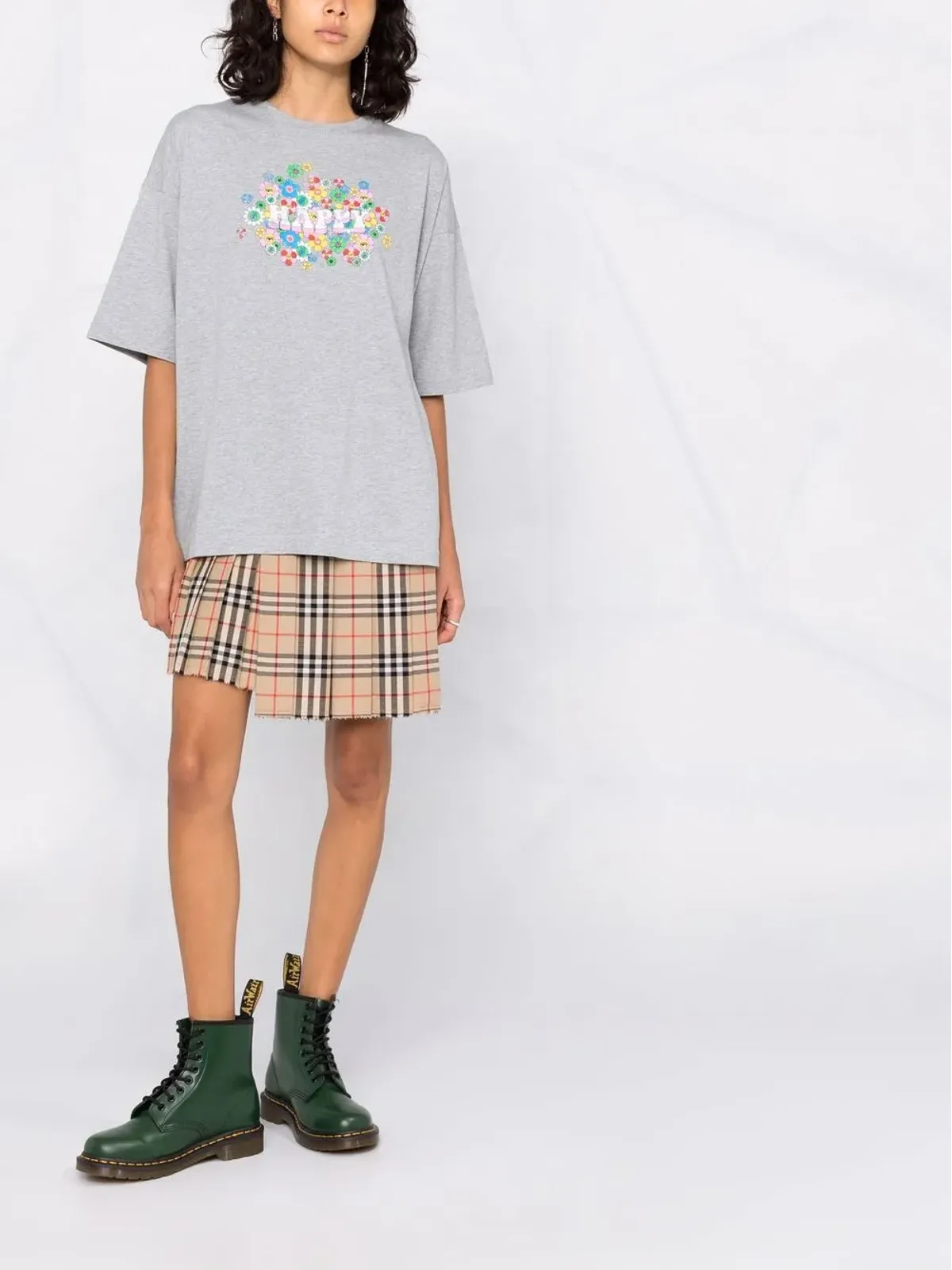 Chiara Ferragni ハッピープリント半袖Tシャツ - 画像2