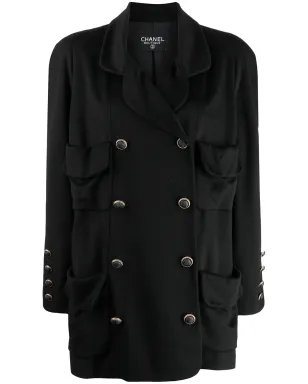 CHANEL Pre-Owned ダブルブレスト カシミヤジャケット - サムネイル1