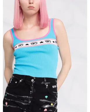 Chiara Ferragni アイモチーフ付きニットベストトップ - サムネイル5