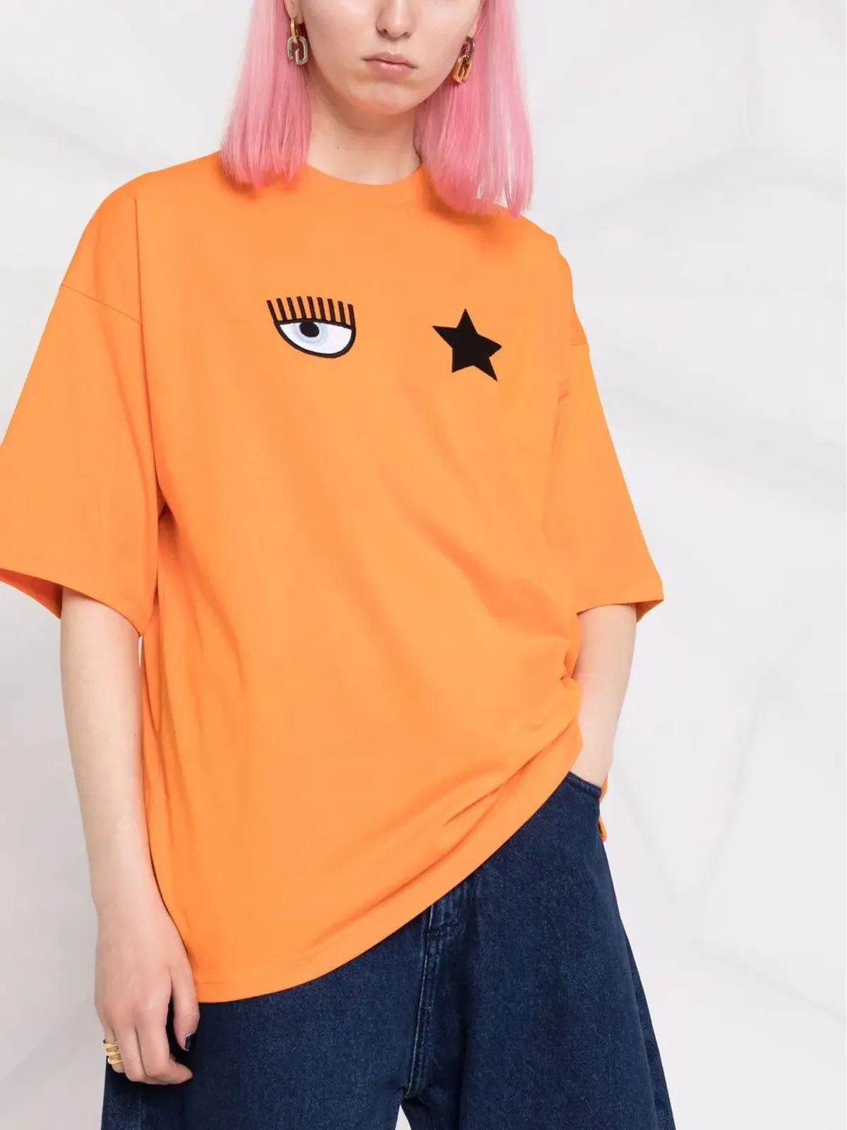 Chiara Ferragni ロゴプリントTシャツ - 画像5