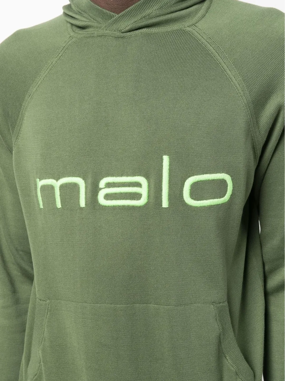 Malo ロゴプリント フード付きスウェットシャツ - 画像5
