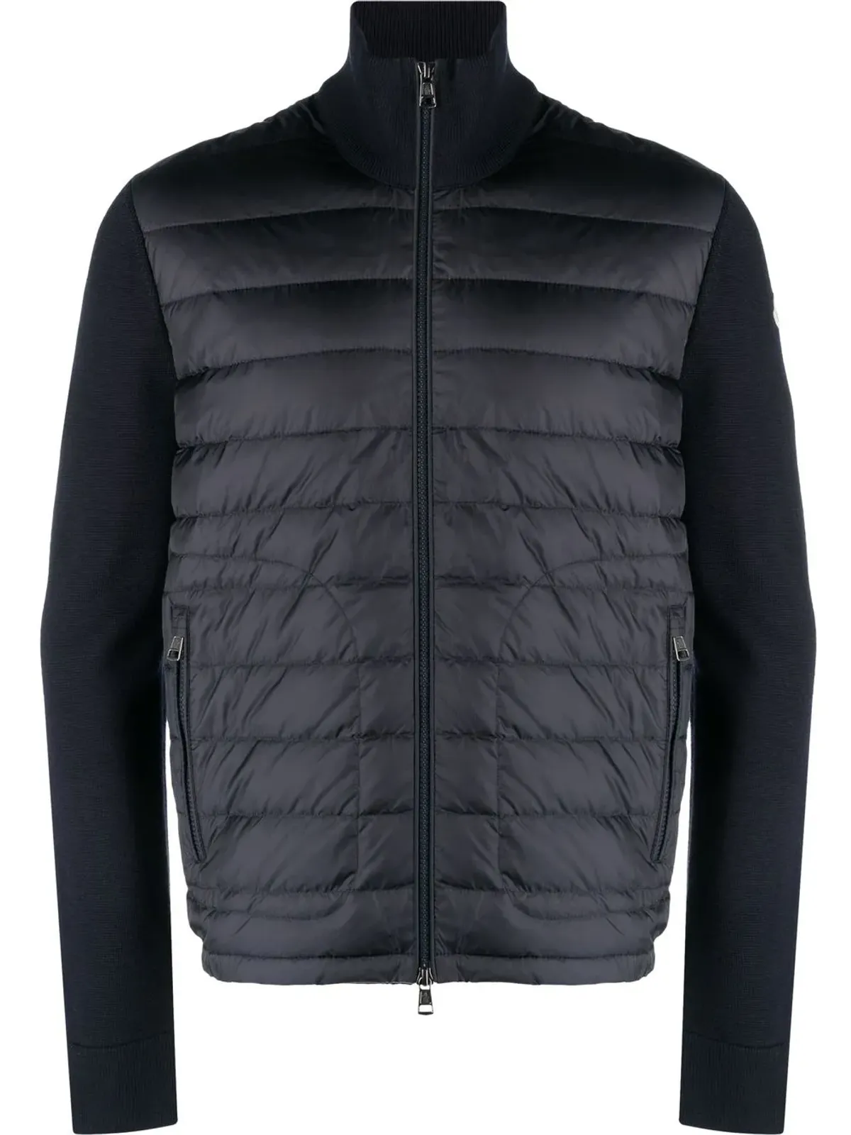 Moncler パディッドパネルジップアップカーディガン - 画像1