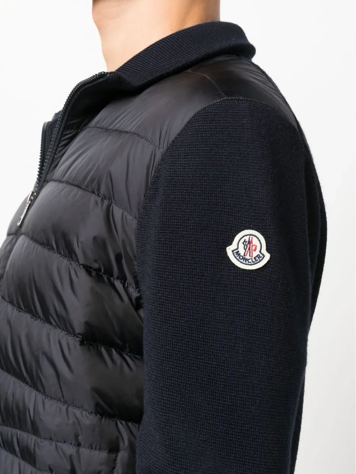 Moncler パディッドパネルジップアップカーディガン - 画像5
