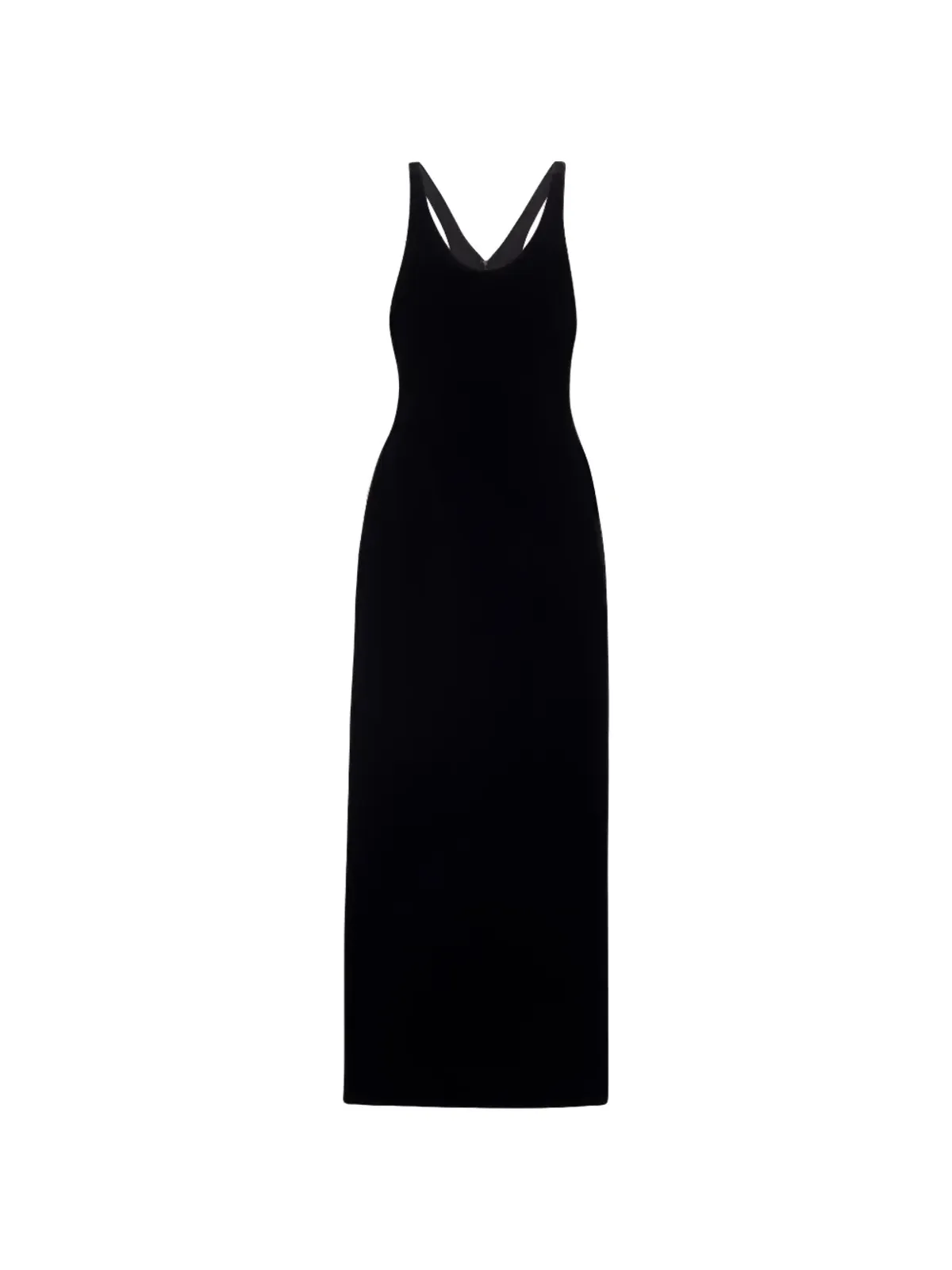 Saint Laurent カットアウト シルクドレス - 画像1