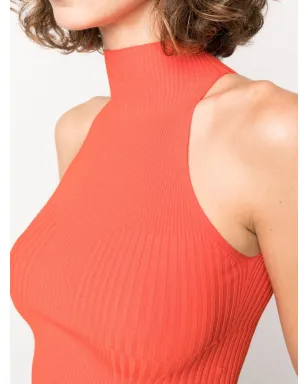 AERON Lulu cropped high-neck top - 619 RED - サムネイル5