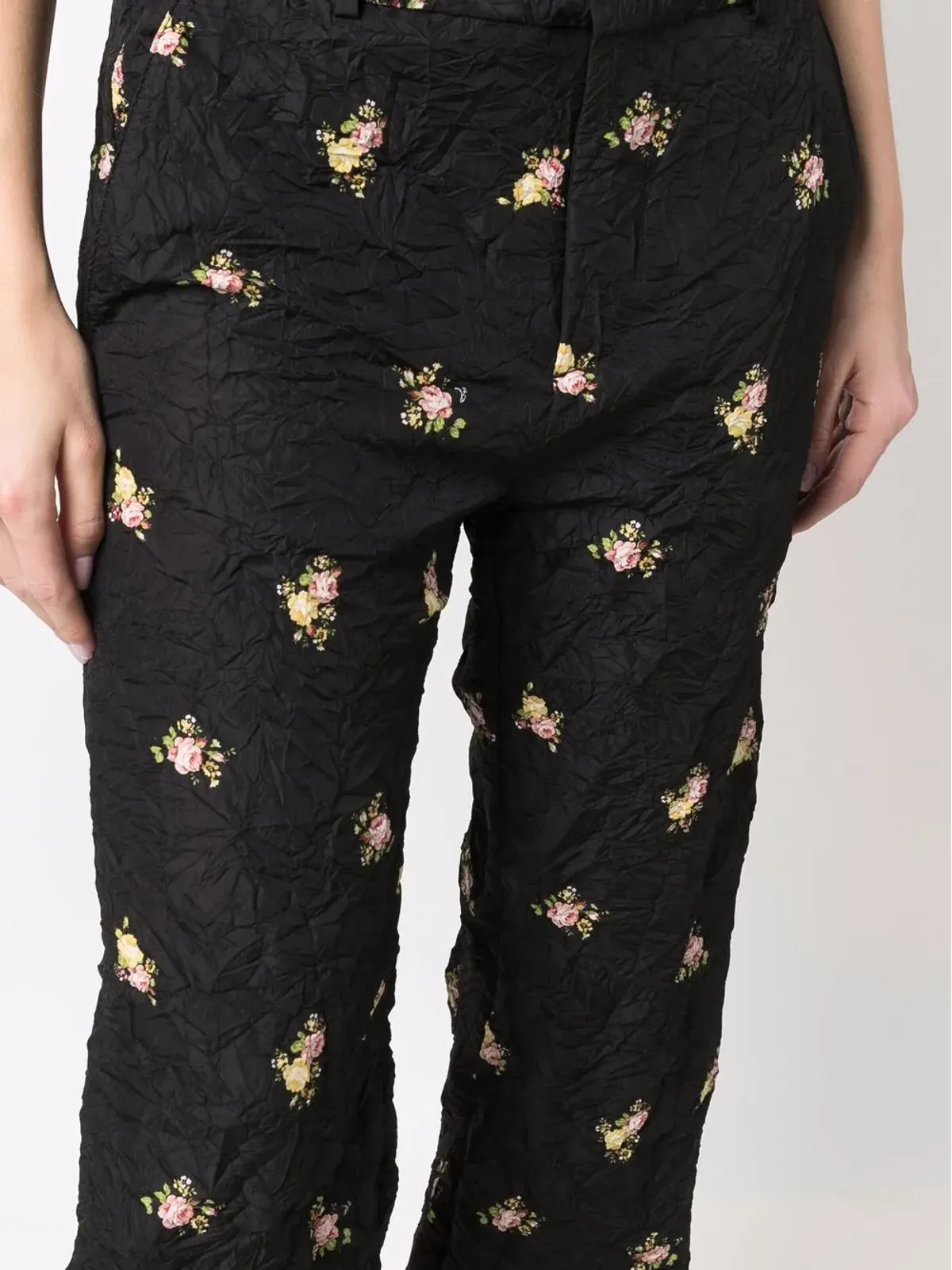 DSQUARED2 クリース加工花柄プリントパンツ - 画像5