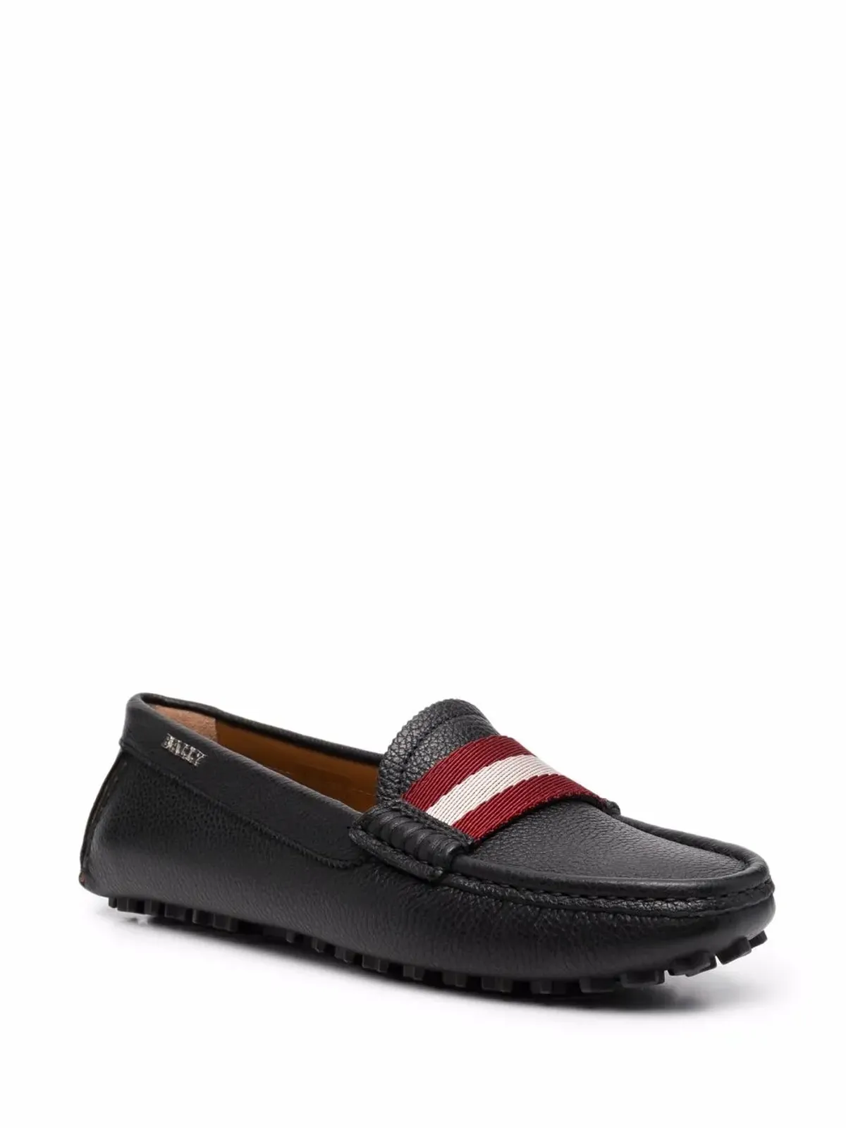 Bally ストライプ入りスリップオンローファー - 画像2