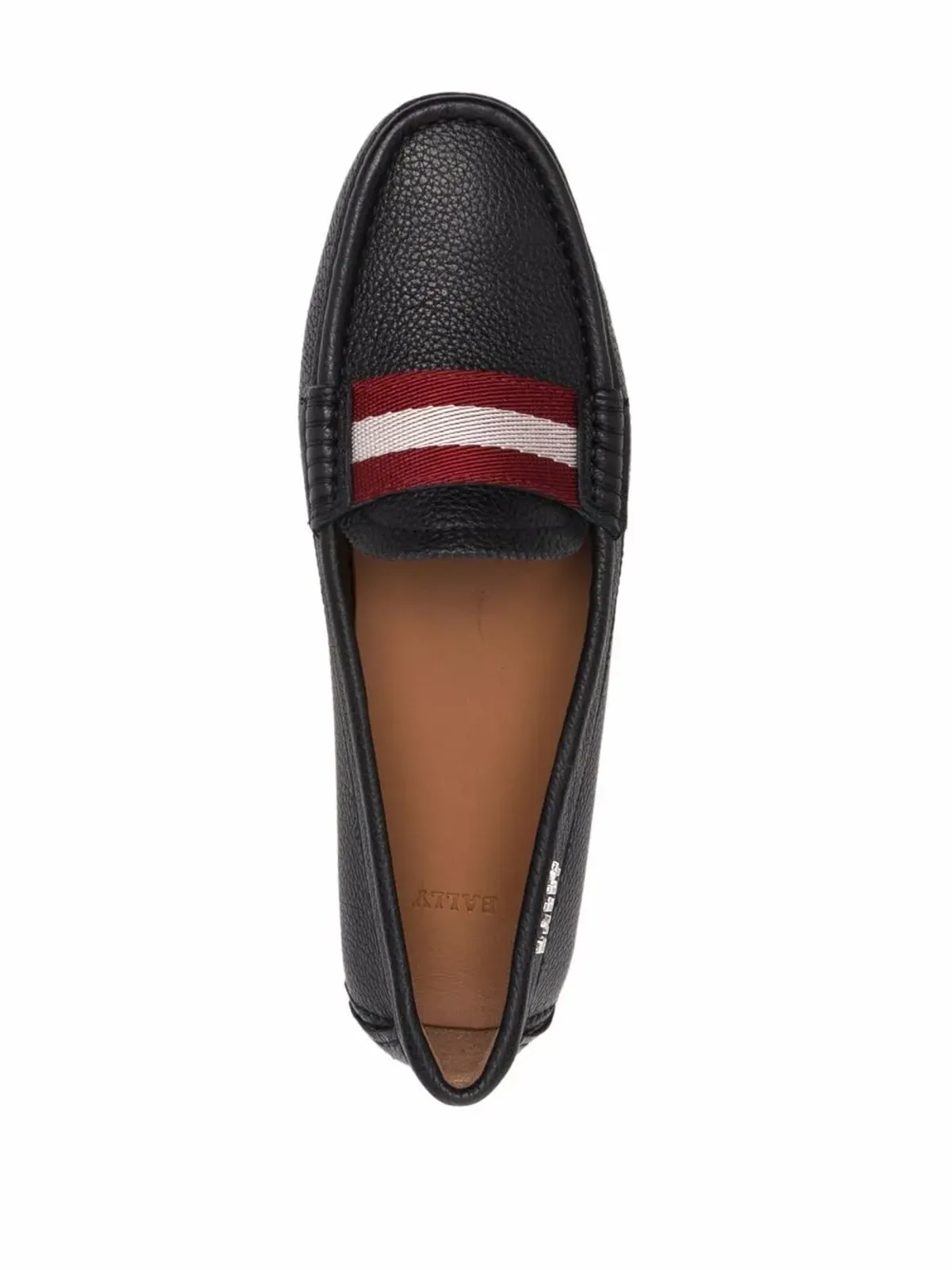 Bally ストライプ入りスリップオンローファー - 画像4