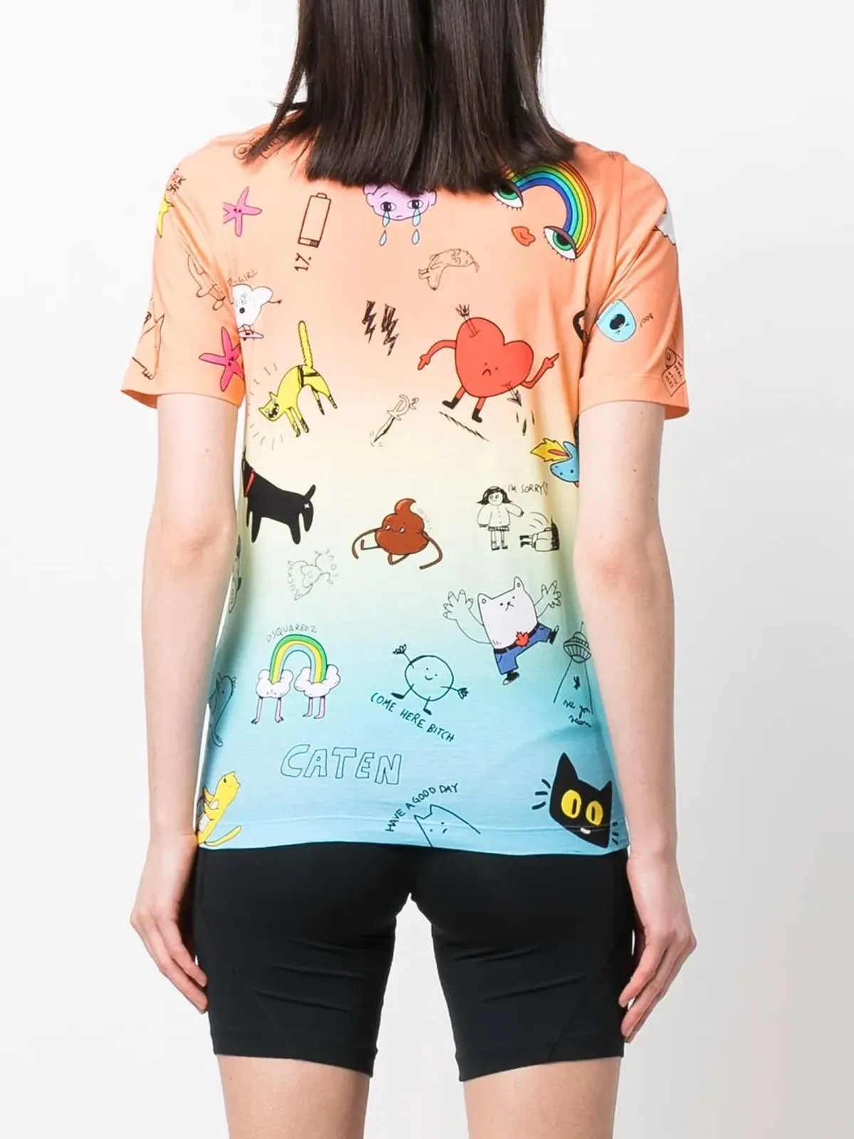 DSQUARED2 グラフィックプリント グラデーション Tシャツ - 画像4