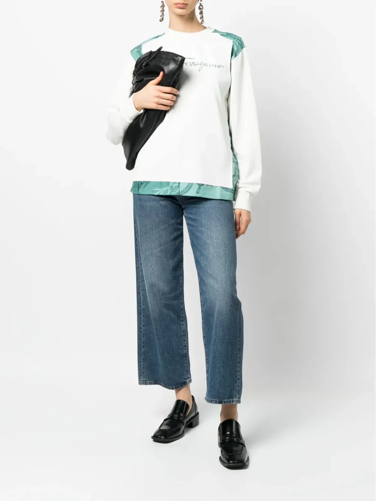 Ferragamo 刺繍ロゴ入りスウェットシャツ - 画像2