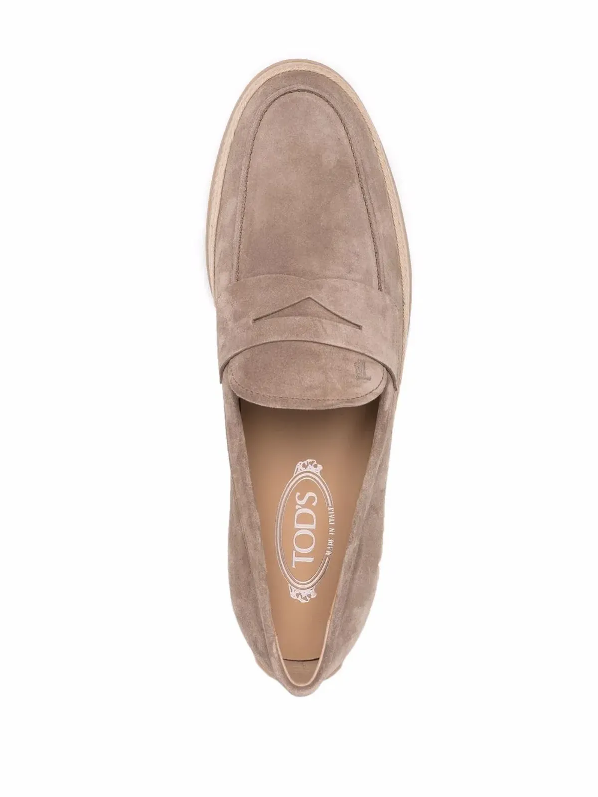 Tod's ウェーブトリム ペニーローファー - 画像4