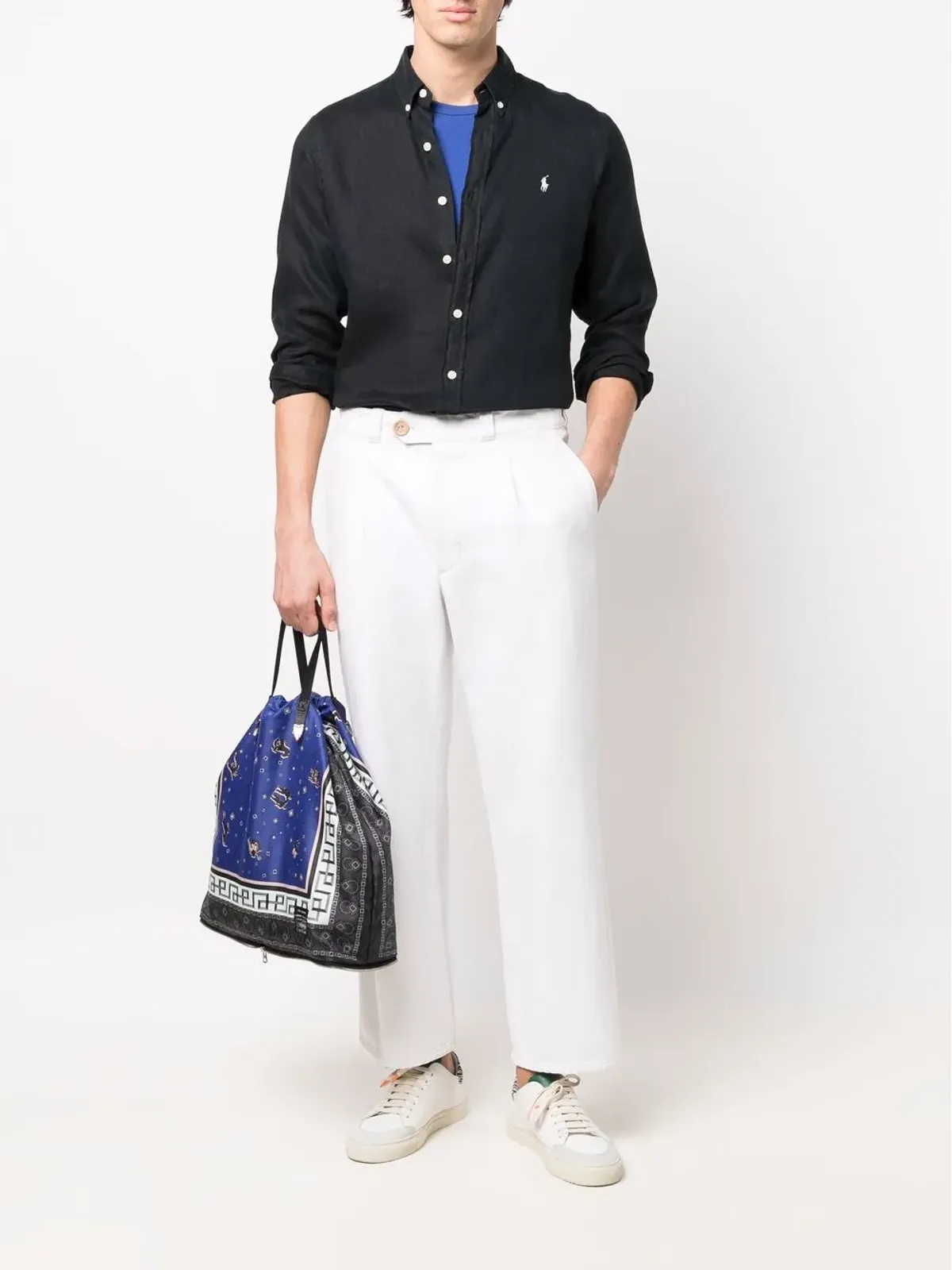 Polo Ralph Lauren ロゴ入りボタンダウンシャツ - ブラック - 画像2