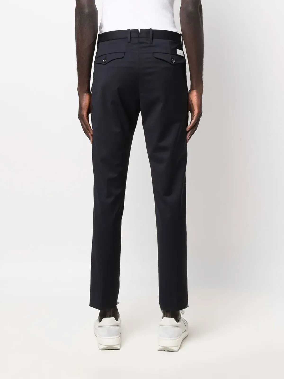 Nine In The Morning スリムカット チノパンツ ブルー - 画像4